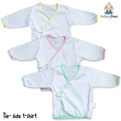 INFANT Tie-Side Colored  Long Sleeve 3in1