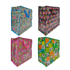 Sako Bag Storage Moving Bag Fabric Eco Bag Rubberize Luggage Travelling Zipper Bag