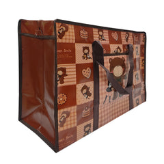 1pc Sako Bag Thick Durable Zipper Storage Bag Random Pattern Shopping Bag Travel Bag Luggage Bag