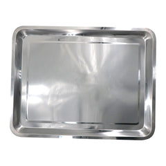 AKO STAINLESS TRAY DEEP Rectangular stainless steel tray, dinner plate(Deep)FP-1S/FP-8S