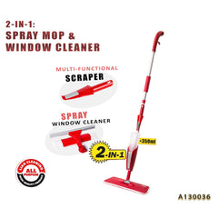 LIAO Spray Mop Easy Clean Magic Microfiber Flat Water Spray Mop
