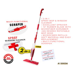 LIAO Spray Mop Easy Clean Magic Microfiber Flat Water Spray Mop