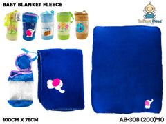 INFANT Baby Blanket Fleece With Embro-Bag