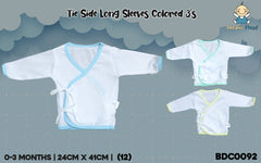 INFANT Tie-Side Colored  Long Sleeve 3in1