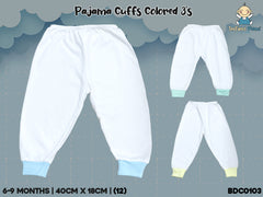 INFANT PAJAMA CUFFS 3IN1 SET COLORED
