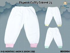 INFANT PAJAMA CUFFS 3IN1 SET COLORED