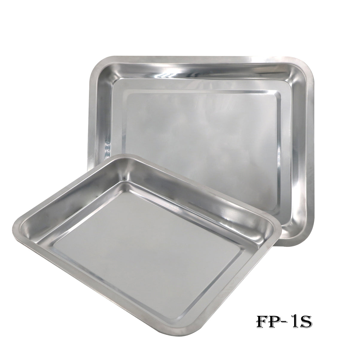 AKO STAINLESS TRAY DEEP Rectangular stainless steel tray, dinner plate(Deep)FP-1S/FP-8S