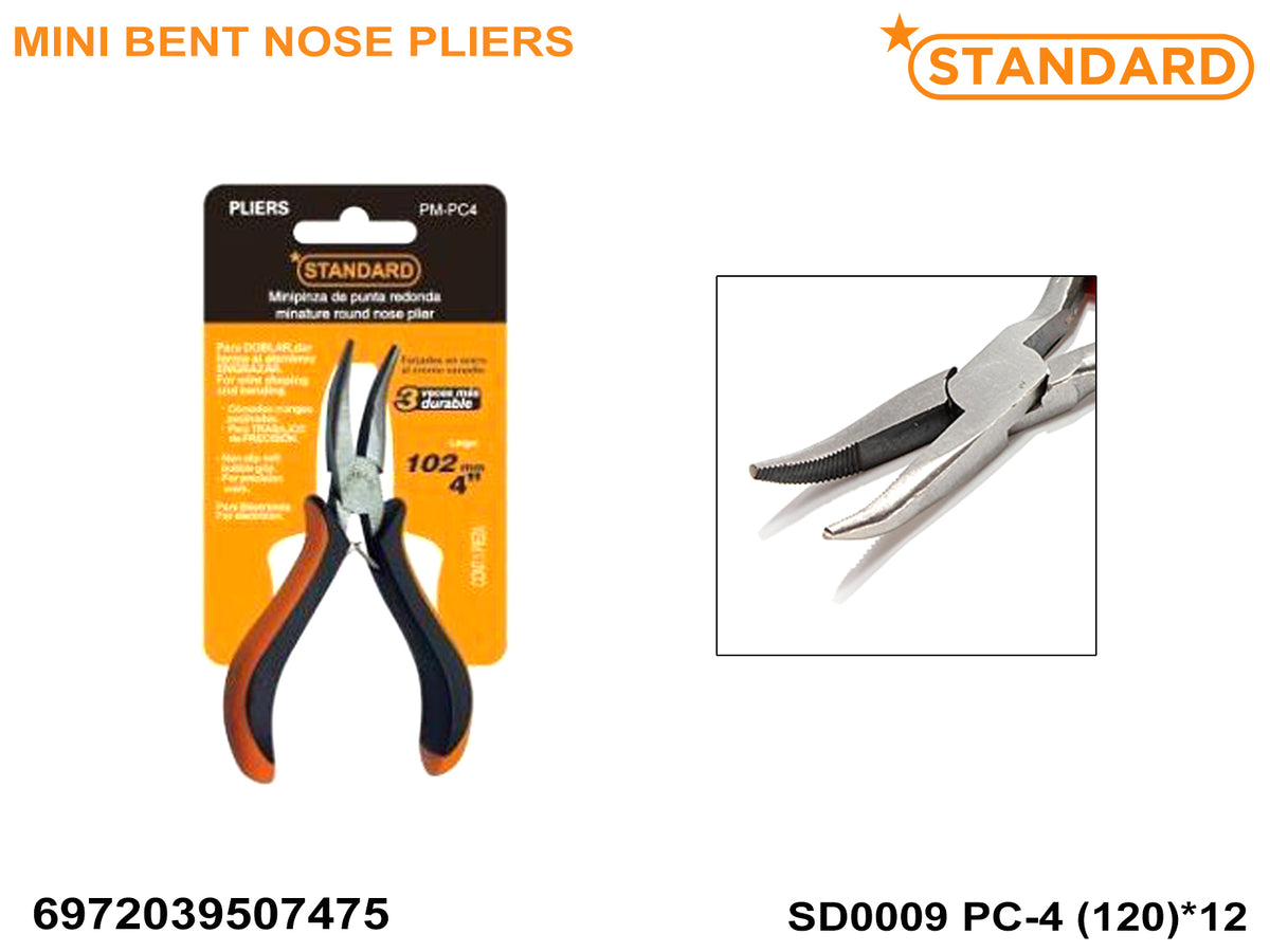 Mini Bent Nose Pliers PC-4  SD0009