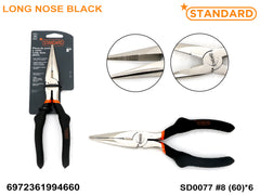 Pliers Long Nose Black #6/#8 (SD0076/SD0077)