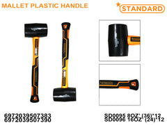 Mallet Plastic Handle 8 oz/16 oz