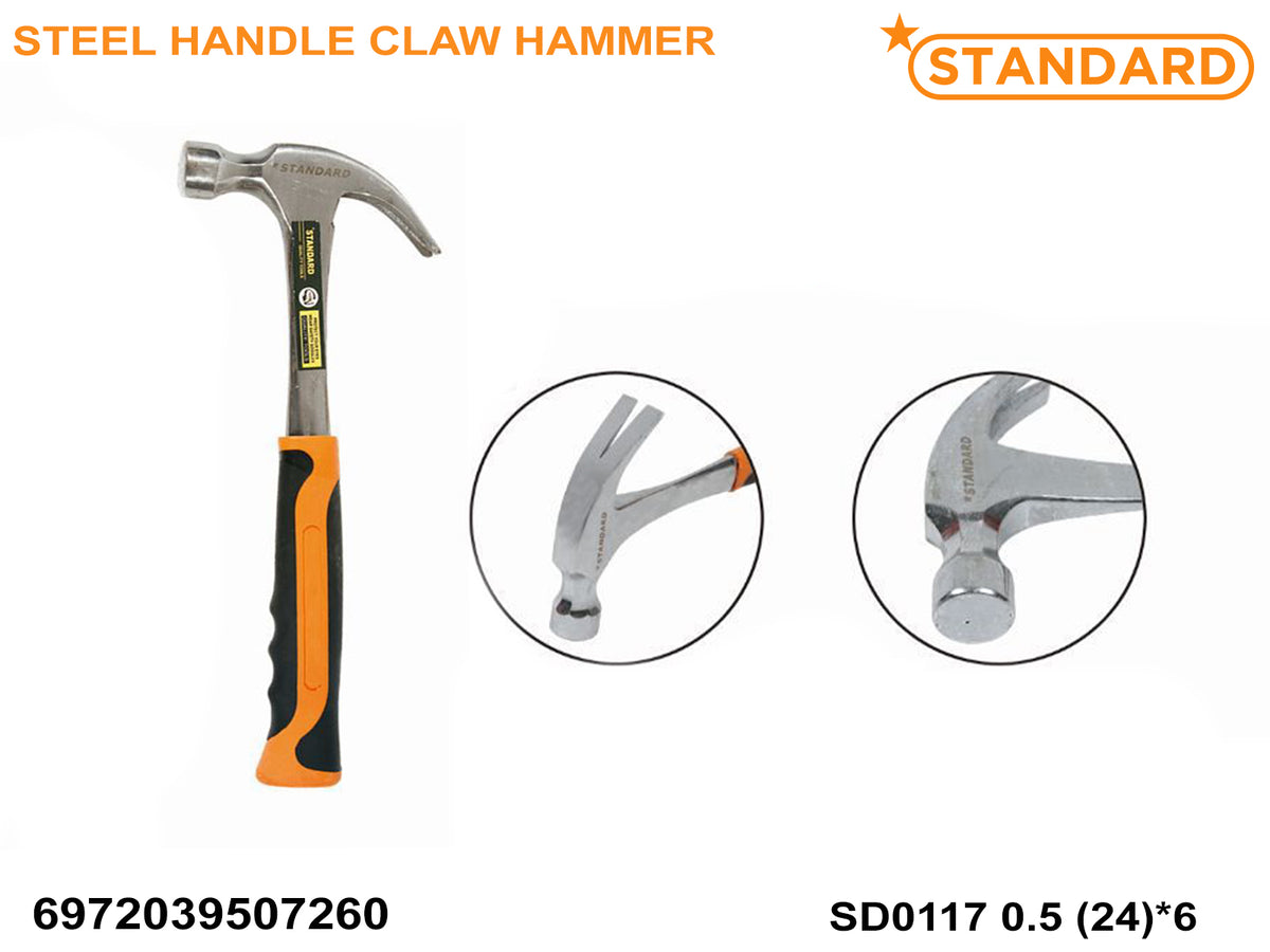Claw Hammer SteelHndl 0.5 Siamesed SD0117