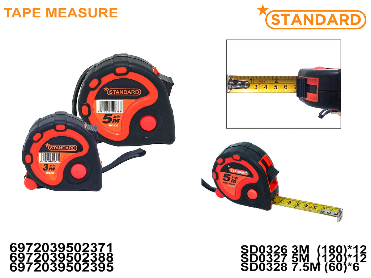 Tape Measure 3/5/ 7m (SD0326-SD0328)