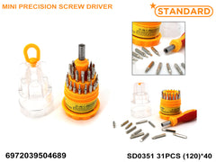 Mini Precision Screw Driver 31pcs SD0351