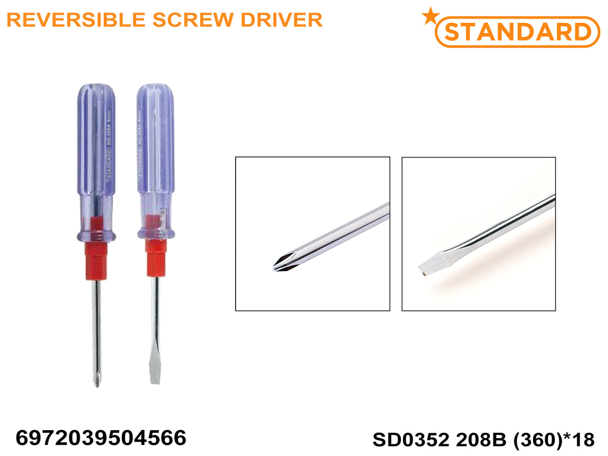 208B （+）（-） Trans. Reversible Screw Driver SD0352