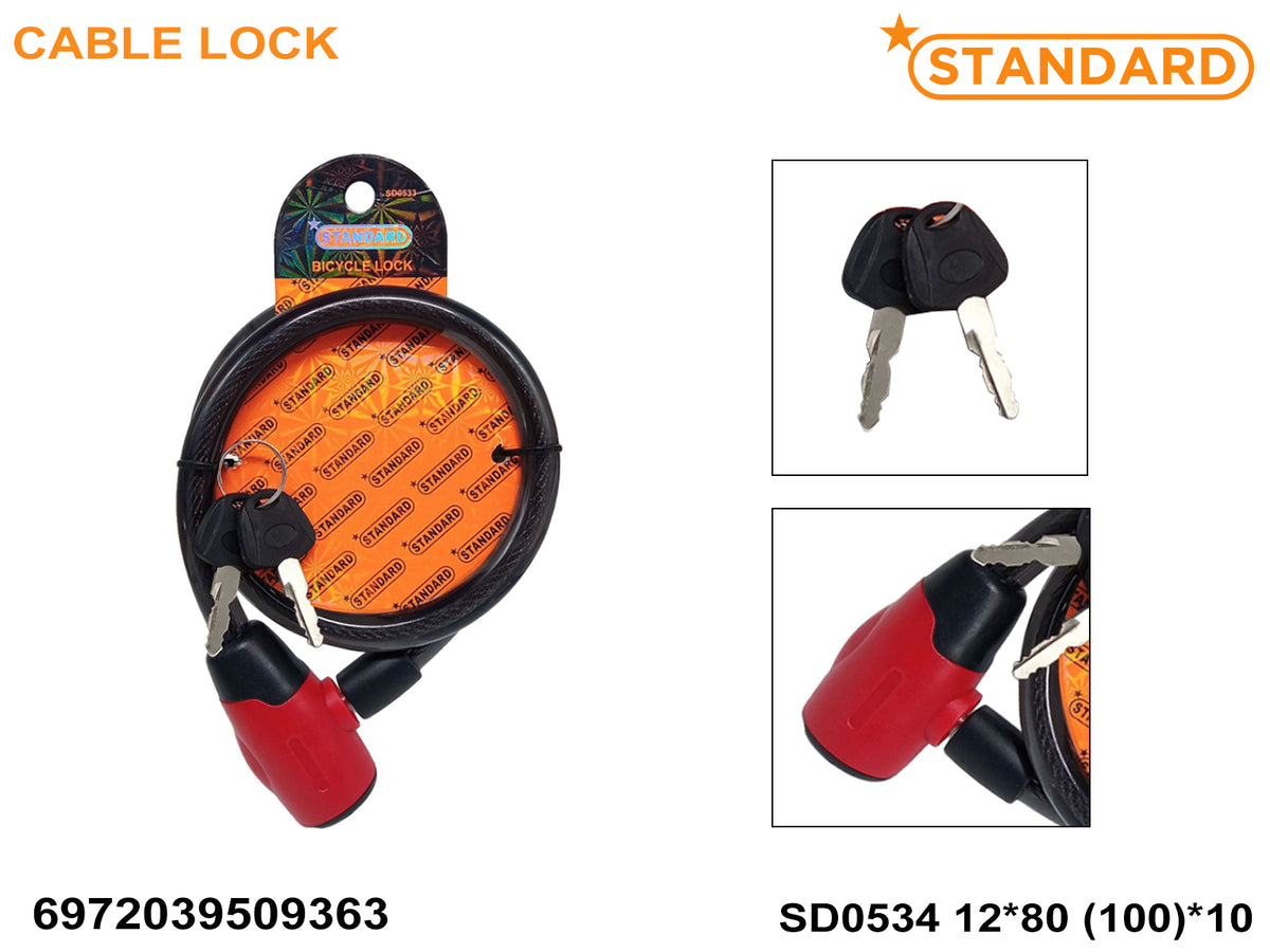 Cable Lock 12*80 High Quality Hardware Tools SD0534