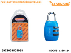 Push-Button Combination Padlock  (SD0561-SD0565)