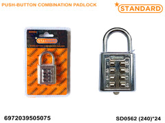 Push-Button Combination Padlock  (SD0561-SD0565)