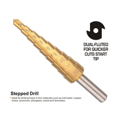 ShinD Stepped Drill Cone for drilling holes.