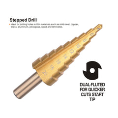 ShinD Stepped Drill Cone for drilling holes.