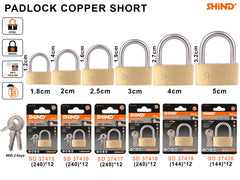 Padlock Copper Short (SD37415-SD37420)