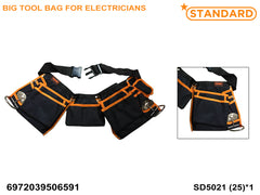 Electrician Tools Bag Waist Pouch Belt Storage Garden Tool Kits Waist Packs Oxford Cloth Waterproof SD5021