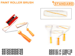 Paint Roller Brush Roller Cotton size 4“、”7" 、9'' and Paint RollerCover size 4“、”7" 、9'