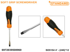 Soft Grip Screwdriver - 4"/6" (SD5154/SD5156)