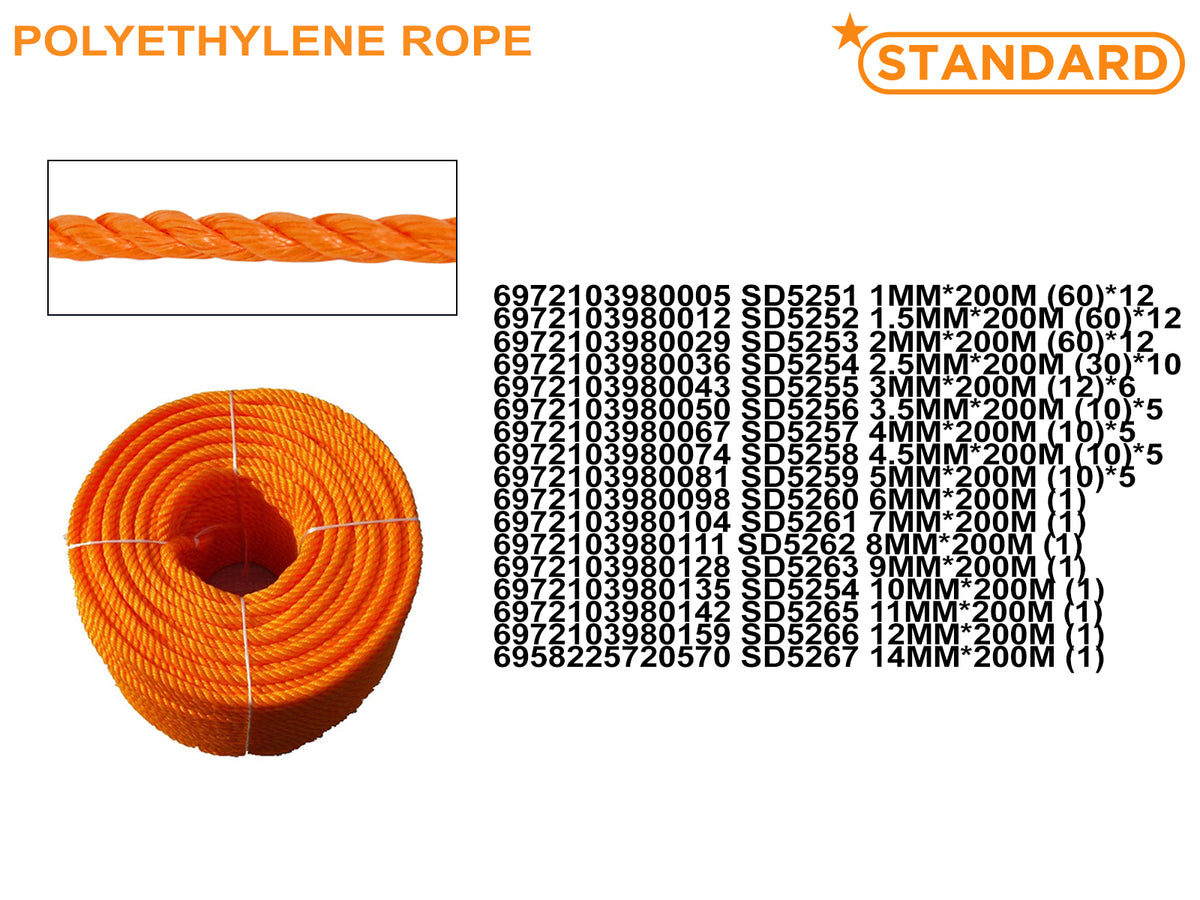 Polyethylene Rope (SD5251-SD5267)