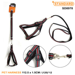 Dog Harness Stripes dog leash