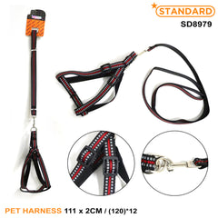 Dog Harness Stripes dog leash