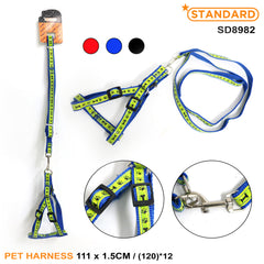 Dog Harness Two Tone 111*1.5cm 1207 SD8982