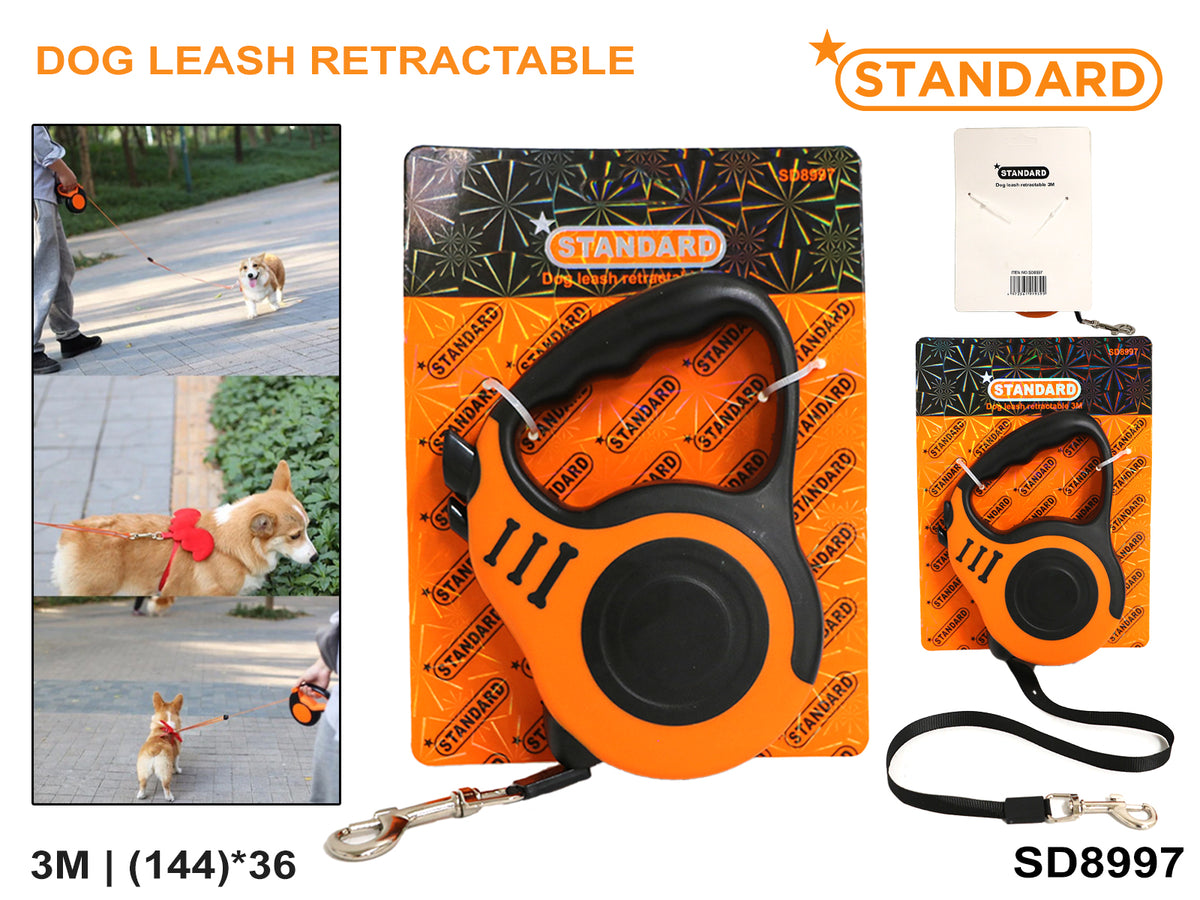 Retractable Dog Leash Automatic Flexible Dog Leash Pet chain Dog rope (SD8997/SD8998)