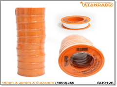 STD. Teflon Tape 19MM*20M*0.075MM SD9126
