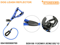 Reflective silk chest and back set pet rope leash Dog Chain 1.0*1.2 m SD9158