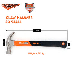 ShinD Claw Hammer Plastic Handle 16oz, 8oz.