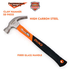 ShinD Claw Hammer Plastic Handle 16oz, 8oz.