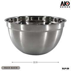 AKO Basin Bowl Salad Bowl Stainless Steel 18-32cm