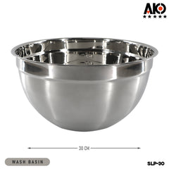 AKO Basin Bowl Salad Bowl Stainless Steel 18-32cm