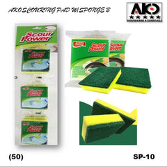 AKO SPONGE SP-10 AKOSCOURING PAD W/SPONGE B