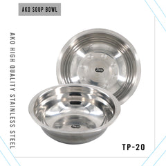 AKO SOUP BOWL Stainless Steel