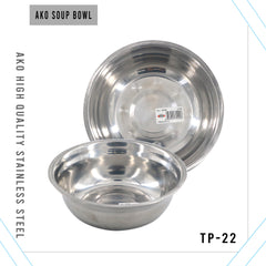 AKO SOUP BOWL Stainless Steel