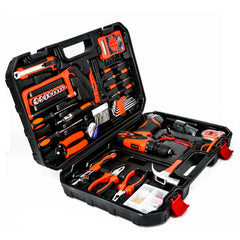 COMPLETE SET TOOLS WITH ELECTRICAL TOOLS
