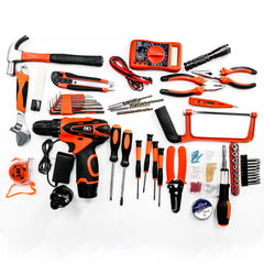 COMPLETE SET TOOLS WITH ELECTRICAL TOOLS