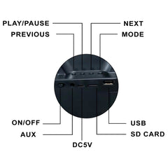 Wireless Bluetooth portable Flashlight Speaker audio