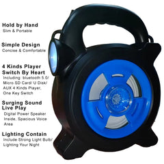Wireless Bluetooth portable Flashlight Speaker audio